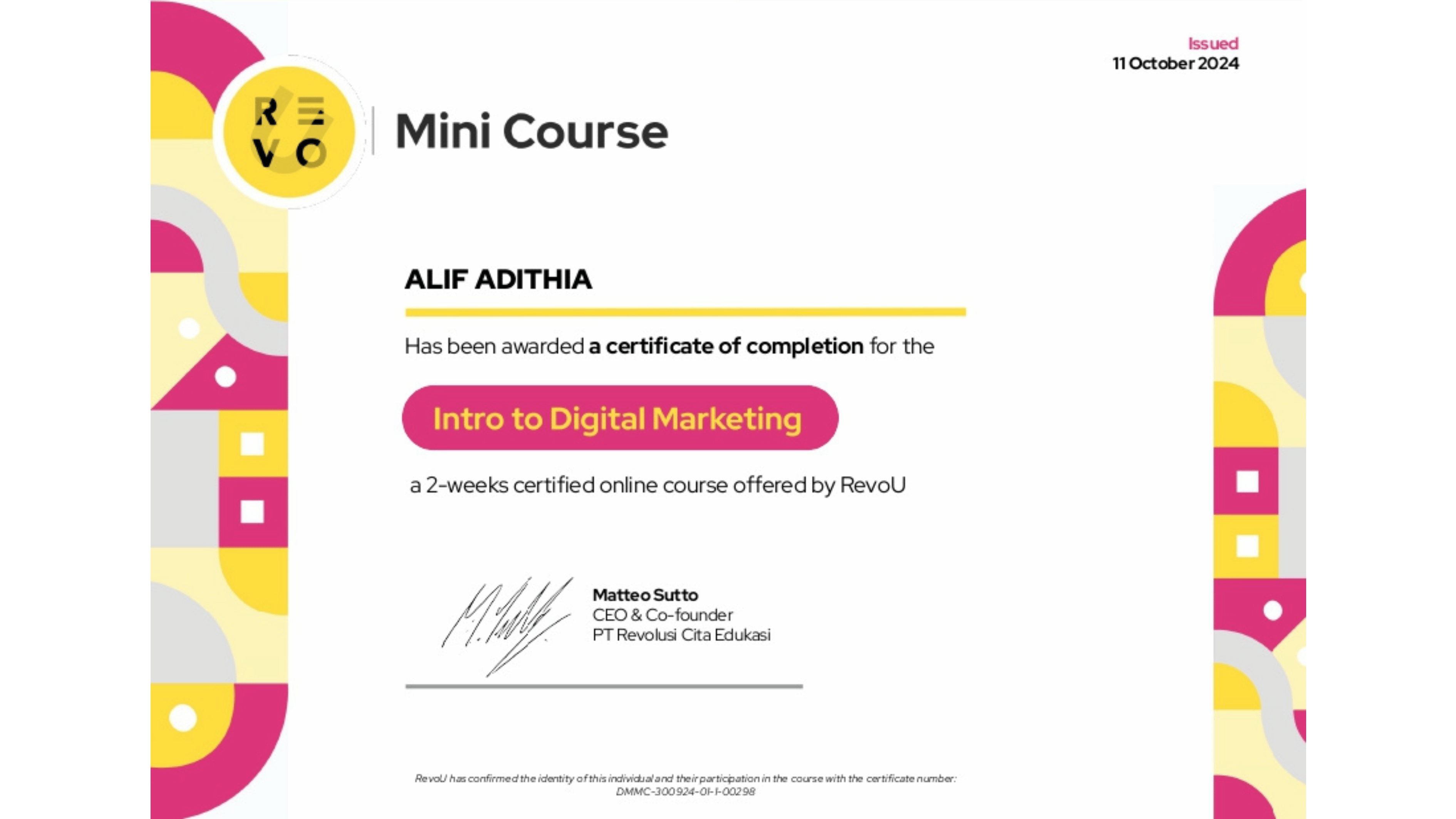 Intro to Digital Marketing